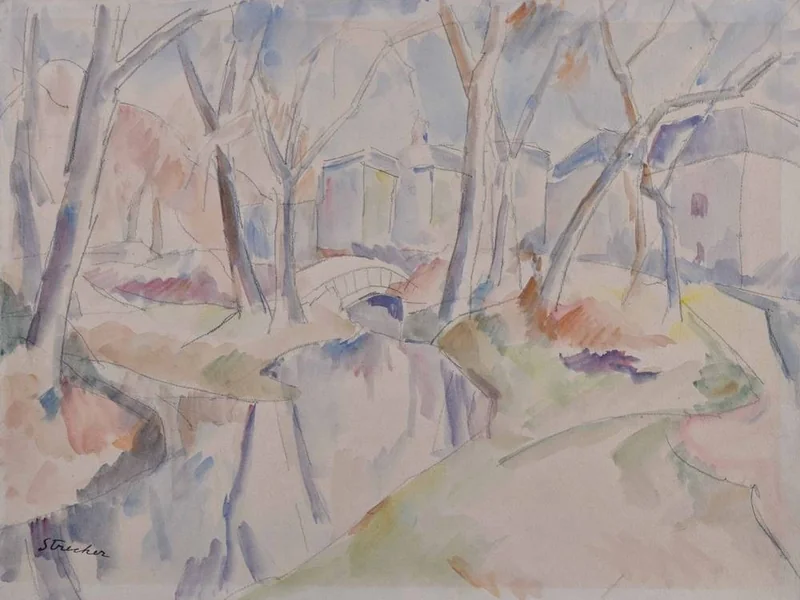 1898-Paul Strecker - Nel parco
